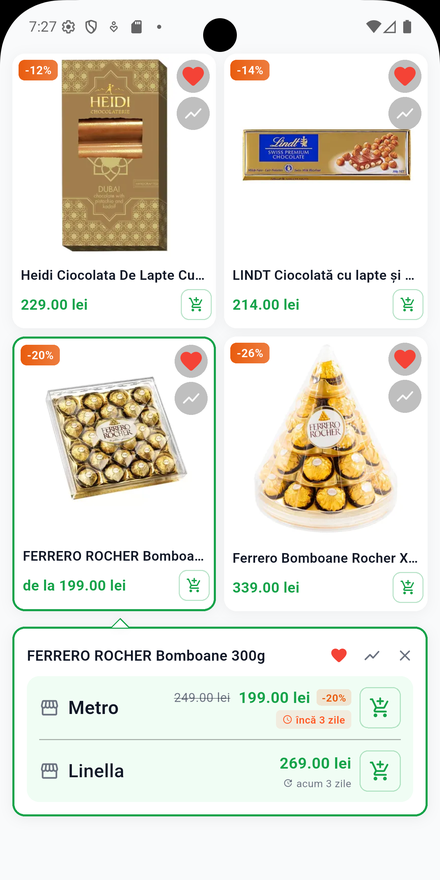 Compare prices across retailers