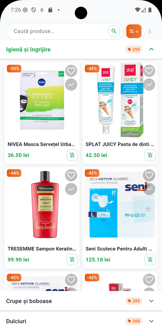 Redu app home screen